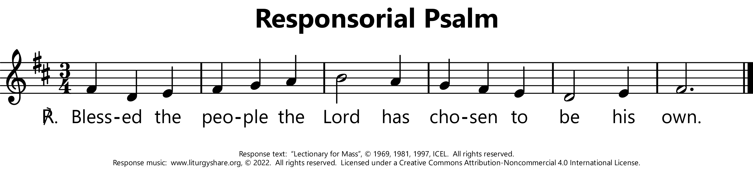 Pentecost Sunday, at the Vigil Mass (Extended Form): Responsorial Psalm 1